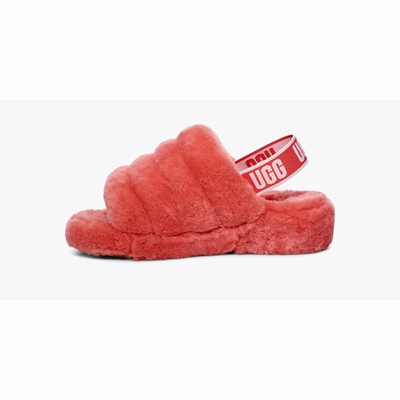 Chinelos UGG Fluff Yeah Mulher Coral | PT-FXOIT